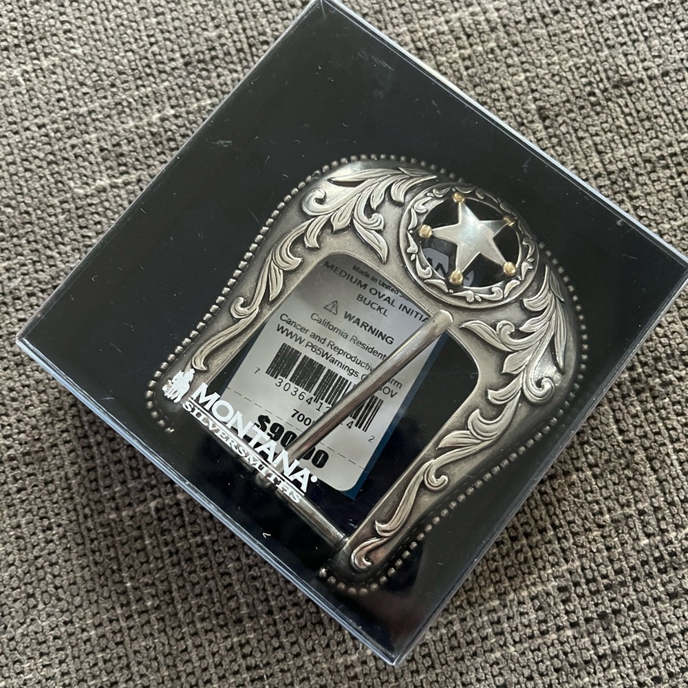 Silver Belt Buckle
